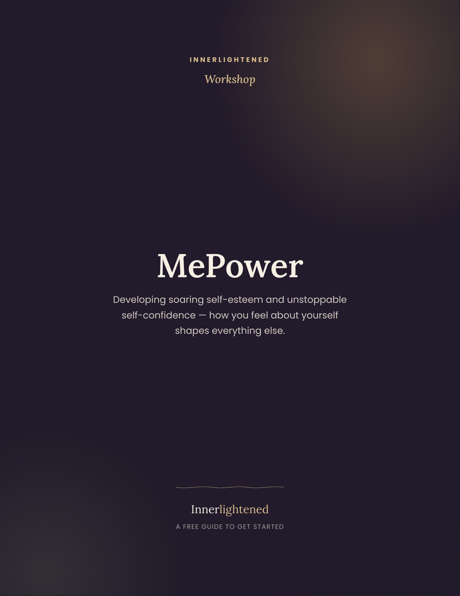 MePower workshop guide cover