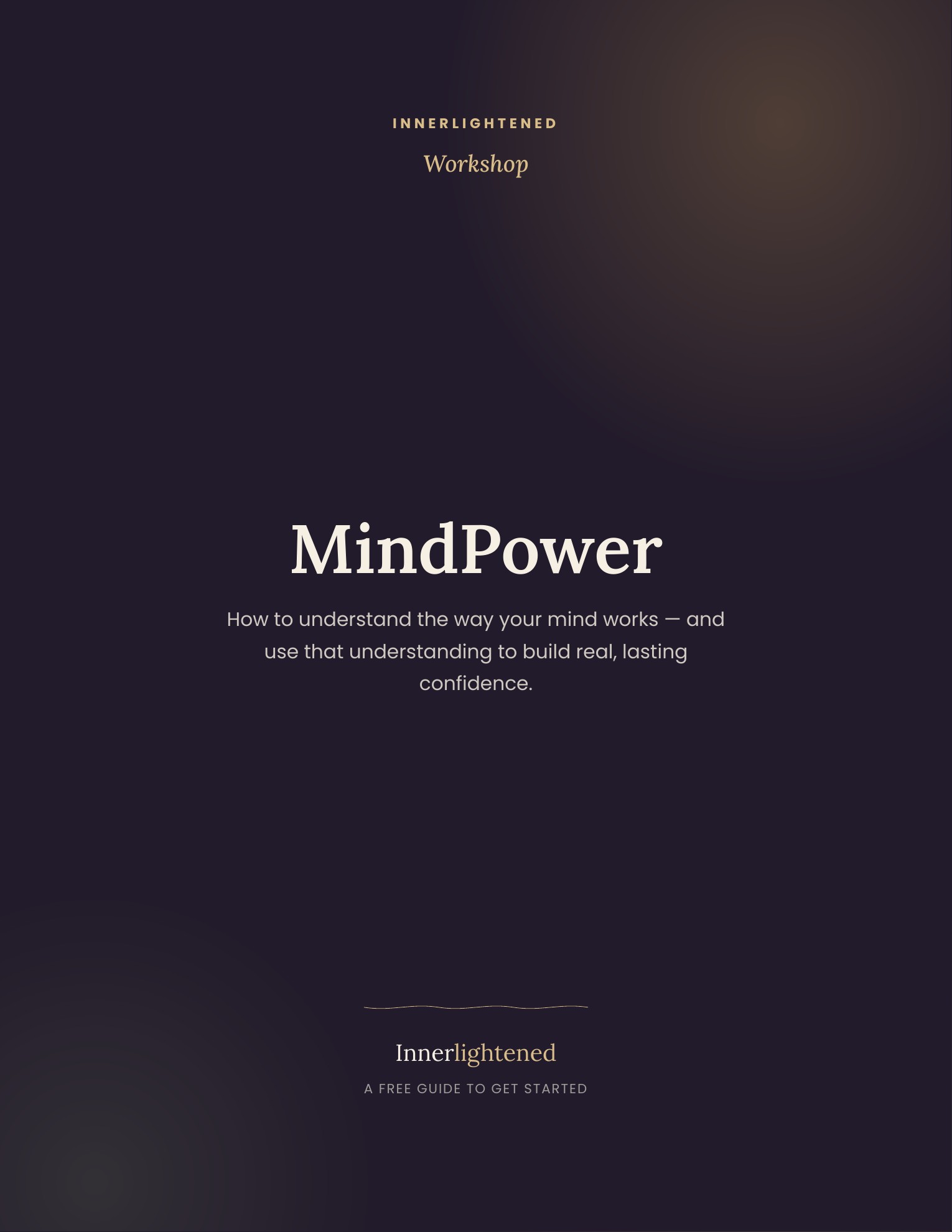 MindPower workshop guide cover