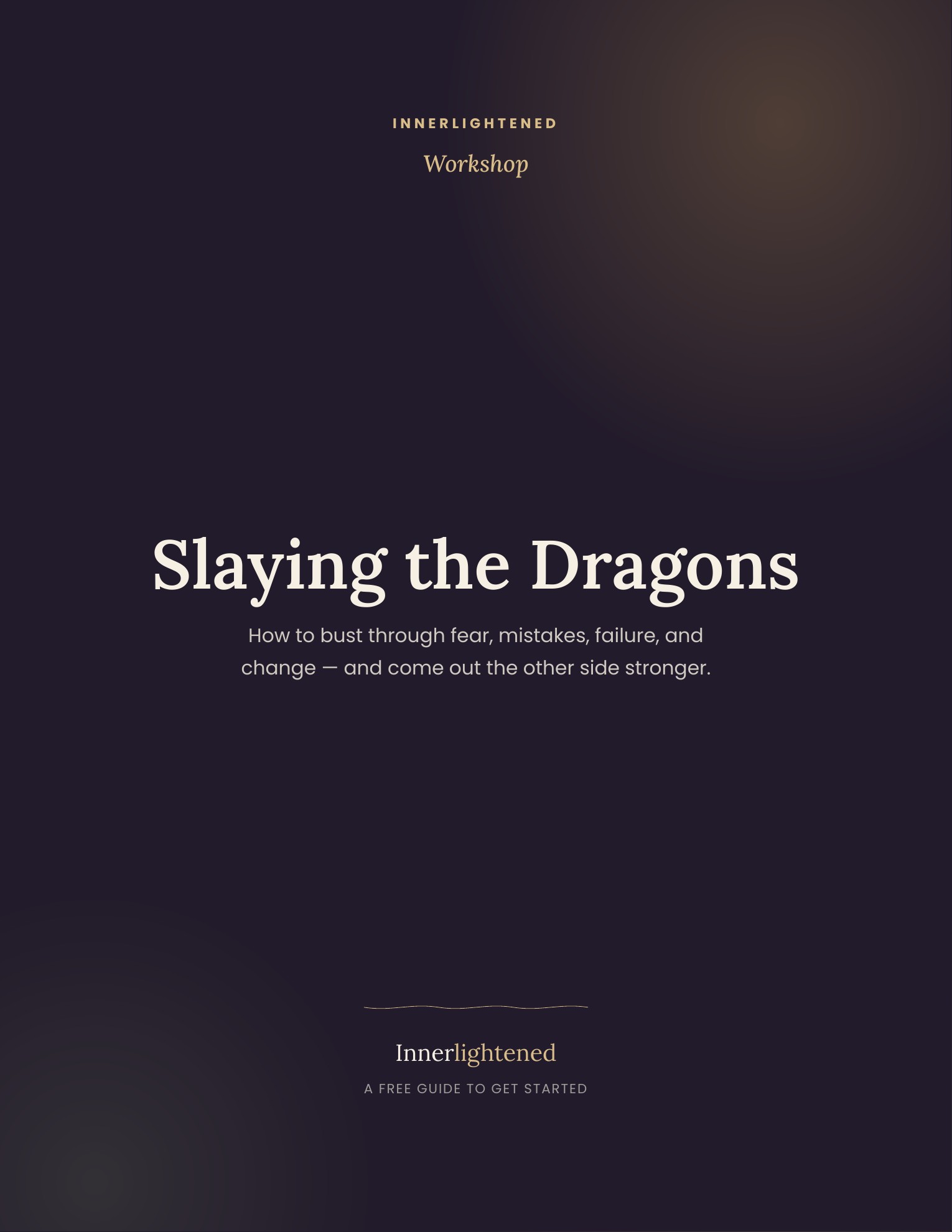 Slaying the Dragons workshop guide cover